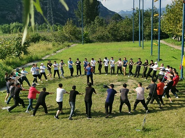 拓展體能 歷練心靈 增強(qiáng)黨員凝聚力 -金橋焊材集團(tuán)黨員團(tuán)建再出發(fā)